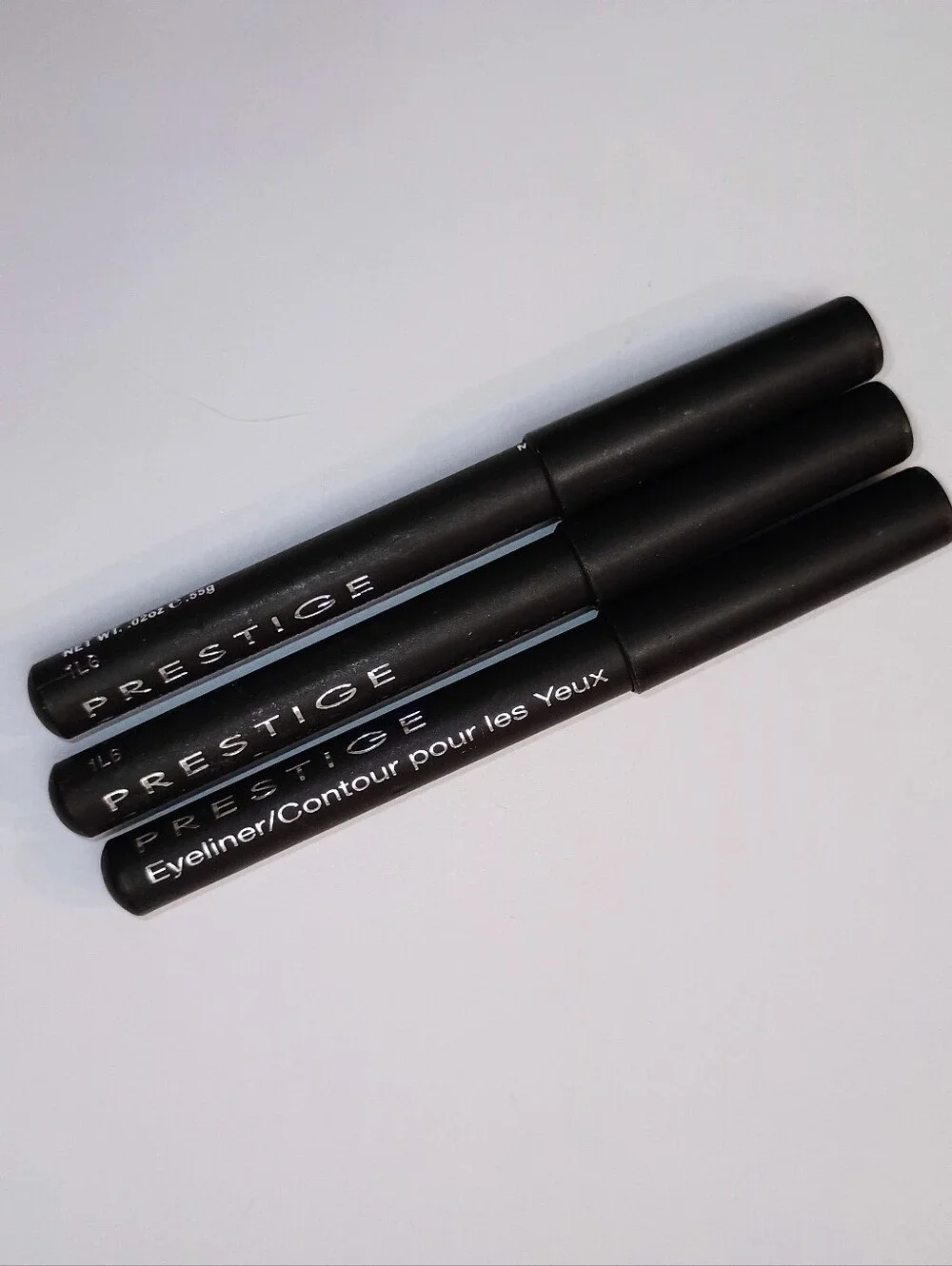 3 x Prestige Mini Travel Size Eyeliner Black Brown